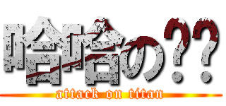 哈哈の嘻嘻 (attack on titan)