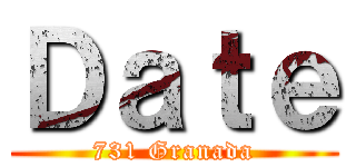Ｄａｔｅ (731 Granada)