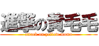 進撃の黄毛毛 (attack on yellow momo)