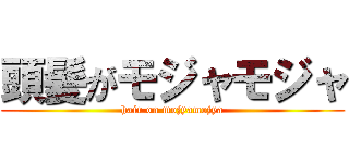 頭髪がモジャモジャ (hair on mojyamojya)