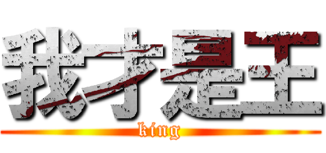 我才是王 (king)