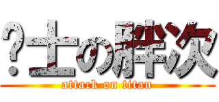 绅士の胖次 (attack on titan)