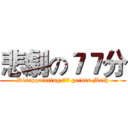 悲劇の７７分 (Disappointing 77 points Math)