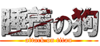 睡着の狗 (attack on titan)
