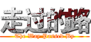 走过的路 (The Way Passed By)