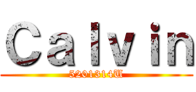 Ｃａｌｖｉｎ (5201314U)