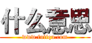 什么意思 (www.fuliqu.com)