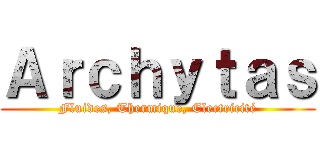 Ａｒｃｈｙｔａｓ (Fluides, Thermique, Electricité)