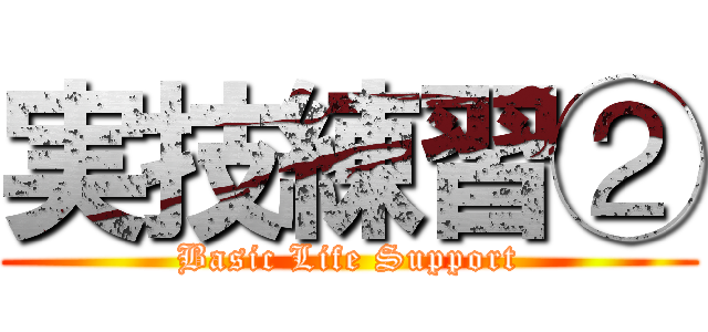 実技練習② (Basic Life Support)