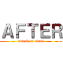 ＡＦＴＥＲ (attack on titan)