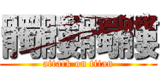 髑髏髑髏 (attack on titan)