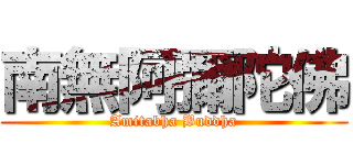 南無阿彌陀佛 (Amitabha Buddha)