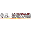 你丑，就是因为懒 (lazy)