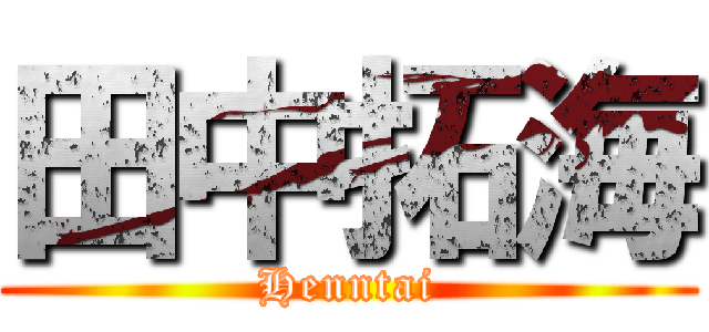田中拓海 (Henntai)