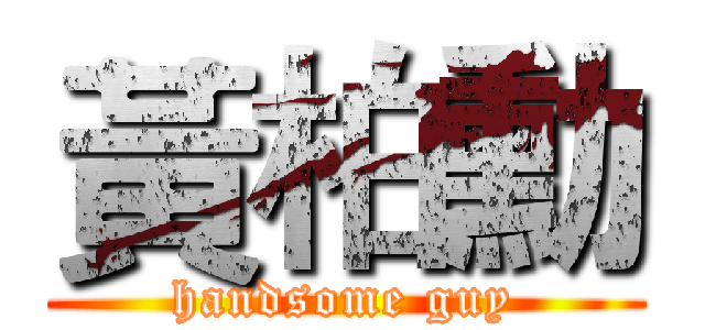 黃柏勳 (handsome guy)