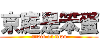 京庭是笨蛋 (attack on titan)