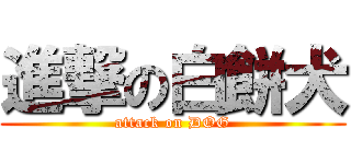 進撃の白餅犬 (attack on DOG)