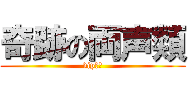 奇跡の両声類 (vip店長)