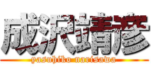 成沢靖彦 (yasuhiko narisawa)