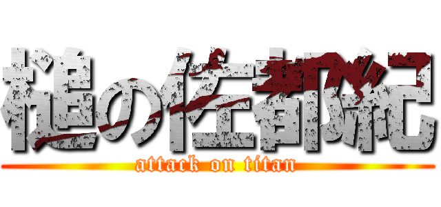 槌の佐都紀 (attack on titan)