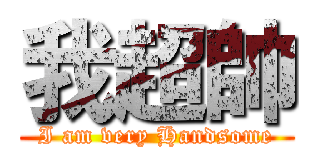 我超帥 (I am very Handsome)