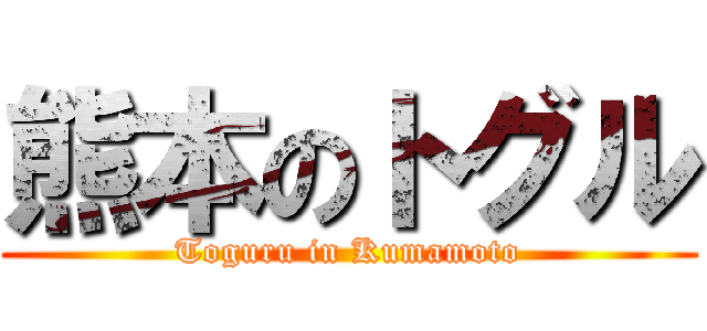 熊本のトグル (Toguru in Kumamoto)