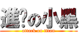 進擊の小黑 (attack on titan)