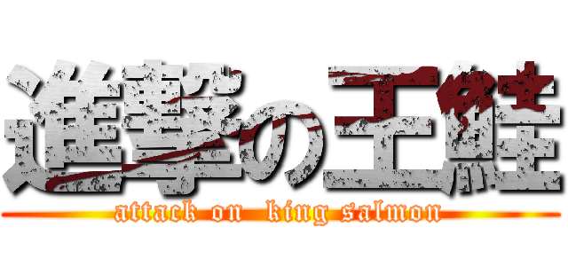 進撃の王鮭 (attack on  king salmon)