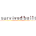 ｓｕｒｖｉｖｅｄ ｂｕｉｌｔ (attack on titan)