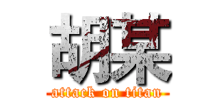 胡某 (attack on titan)