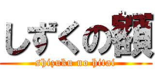 しずくの額 (shizuku no hitai)