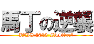 馬丁の逆襲 (IAIS 2013 Fighting!)