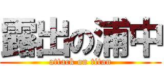 露出の浦中 (attack on titan)