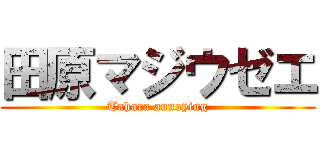 田原マジウゼエ (Tahara annoying)