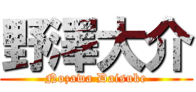 野澤大介 (Nozawa Daisuke)