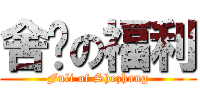 舍长の福利 (Fuli of Shezhang)