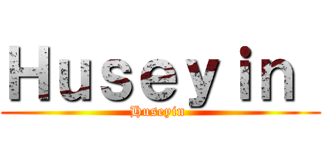 Ｈｕｓｅｙｉｎ  (Huseyin )