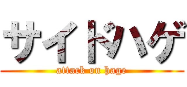 サイドハゲ (attack on hage)
