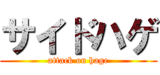 サイドハゲ (attack on hage)