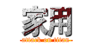 家用 (attack on titan)