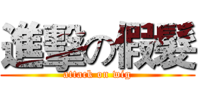 進擊の假髮 (attack on wig)