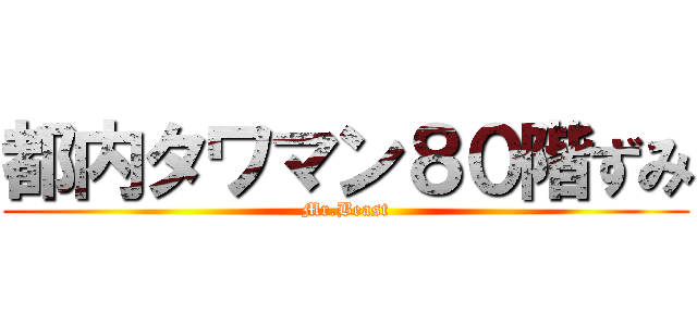 都内タワマン８０階ずみ (Mr.Beast)