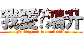 我愛黃鴻升 (Hailey   love    Alien)