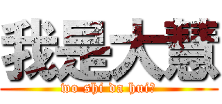 我是大慧 (wo shi da hui！)