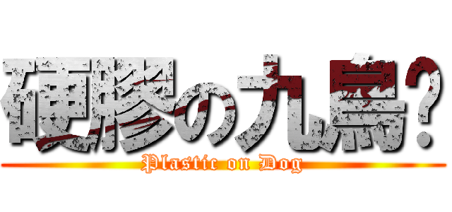 硬膠の九鳥樑 (Plastic on Dog)