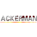 ＡＣＫＥＲＭＡＮ ()