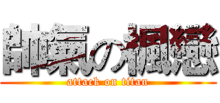 帥氣の楓戀 (attack on titan)