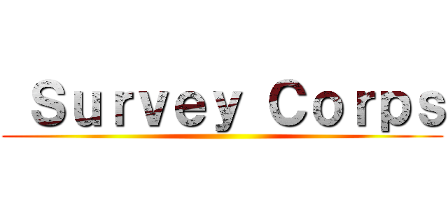  Ｓｕｒｖｅｙ Ｃｏｒｐｓ ( )