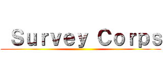  Ｓｕｒｖｅｙ Ｃｏｒｐｓ ( )