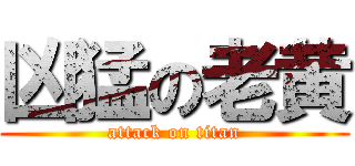 凶猛の老黄 (attack on titan)